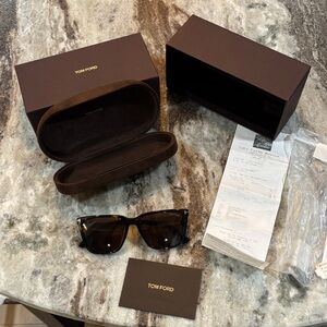 Tom Ford Brown Sunglasses